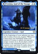 Cosima, God of the Voyage // The Omenkeel (PRE-50S) [Kaldheim Promos] Foil