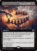 Blasphemous Edict (FDN-459) [Foundations]: (Extended Art) Foil