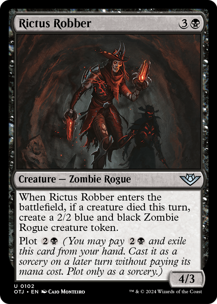 Rictus Robber (OTJ-102) [Outlaws of Thunder Junction] Foil