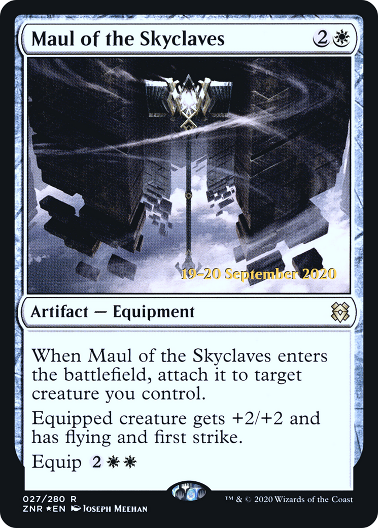 Maul of the Skyclaves (PRE-27S) [Zendikar Rising Promos] Foil