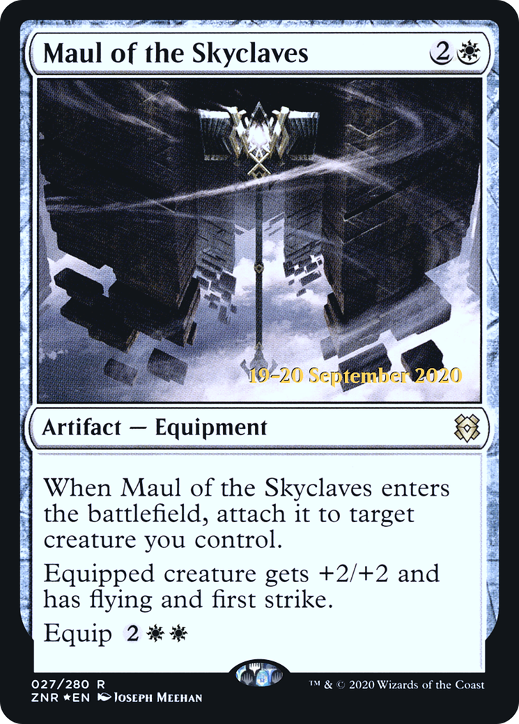 Maul of the Skyclaves (PRE-27S) [Zendikar Rising Promos] Foil