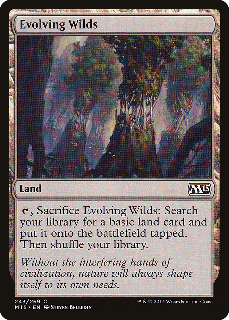 Evolving Wilds (M15-243) [Magic 2015]