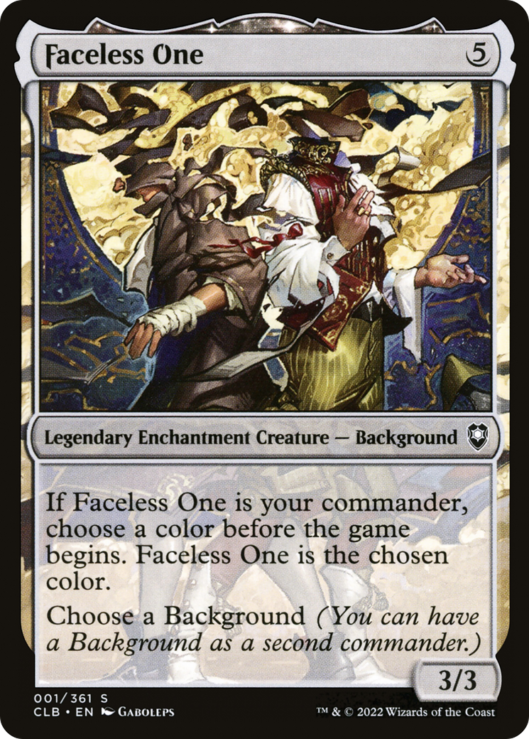 Faceless One (CLB-001) [Commander Legends: Battle for Baldur's Gate]: (enchantment)
