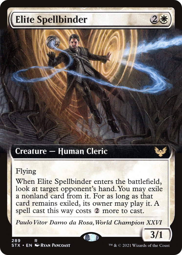 Elite Spellbinder (Extended Art) (STX-289) [Strixhaven: School of Mages]