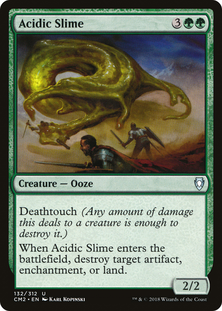Acidic Slime (CM2-132) [Commander Anthology Volume II]