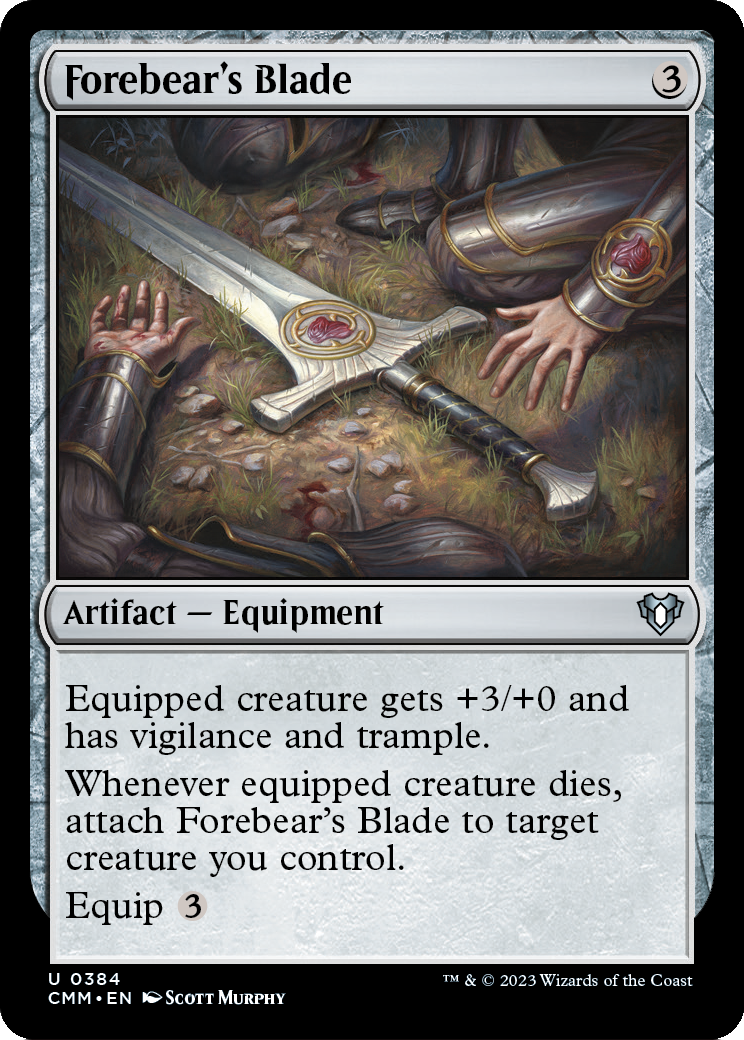 Forebear's Blade (CMM-384) [Commander Masters]