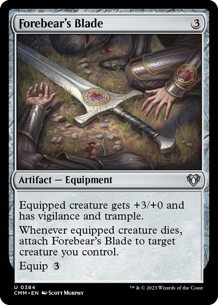 Forebear's Blade (CMM-384) [Commander Masters] Foil