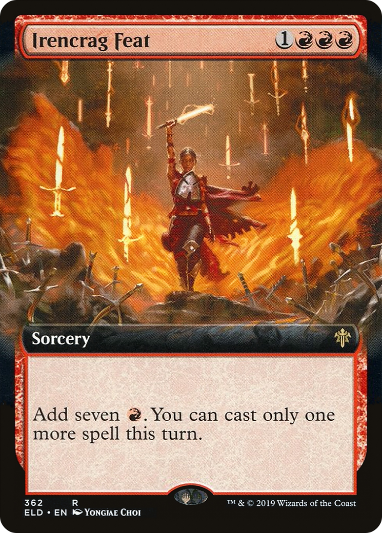 Irencrag Feat (Extended Art) (ELD-362) [Throne of Eldraine]