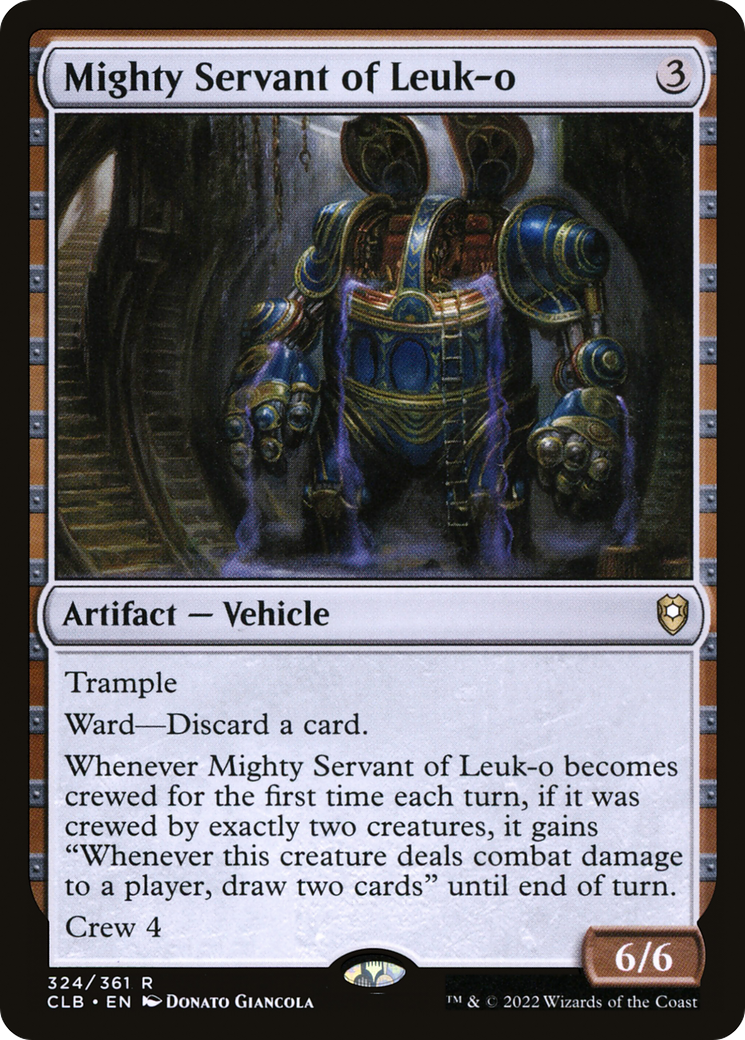 Mighty Servant of Leuk-o (CLB-324) [Commander Legends: Battle for Baldur's Gate]