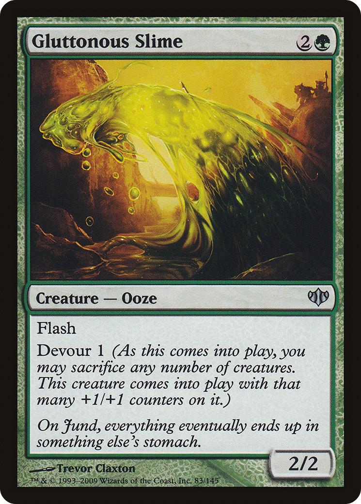 Gluttonous Slime (CON-083) [Conflux]