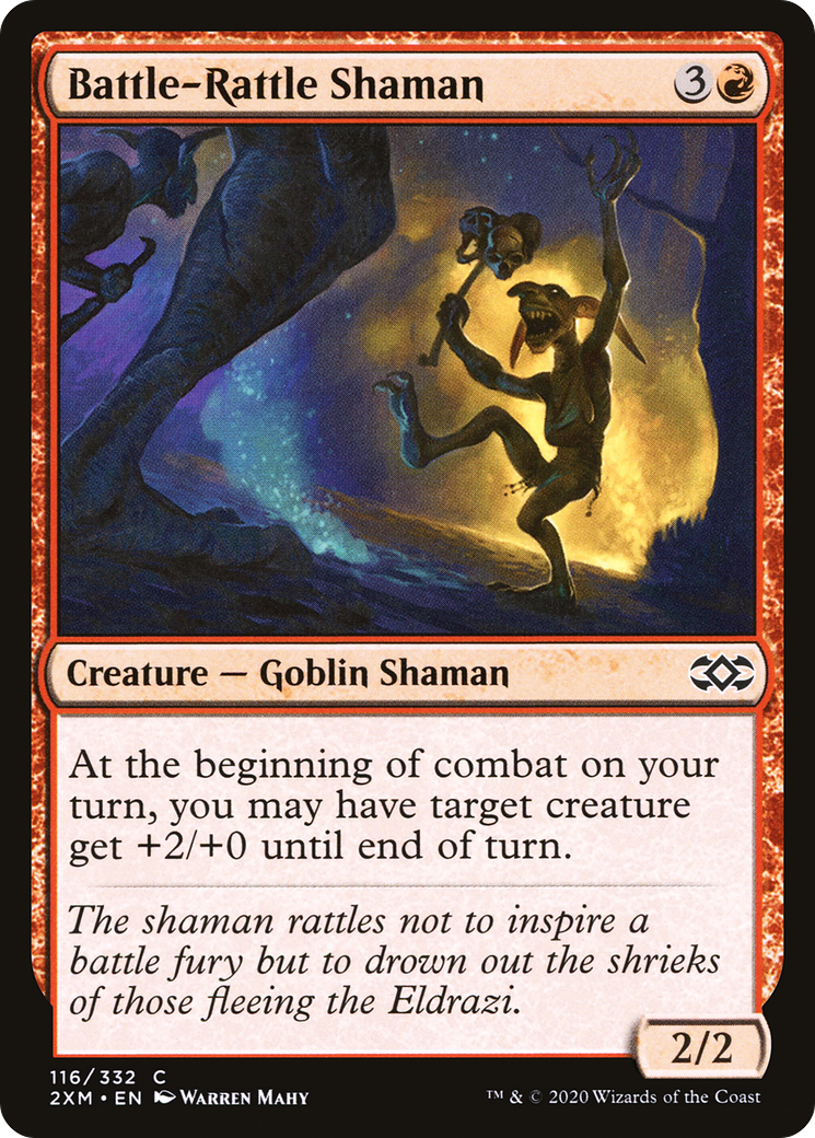Battle-Rattle Shaman (2XM-116) [Double Masters]