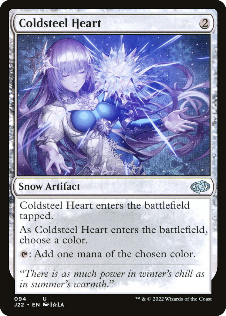 Coldsteel Heart (J22-094) [Jumpstart 2022]: (snow)