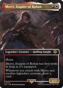Merry, Esquire of Rohan (LTR-437) [The Lord of the Rings: Tales of Middle-earth] (Borderless) Foil