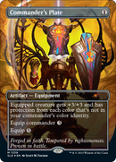 Commander's Plate (SLD-1339) [Secret Lair Drop] (Borderless) Foil