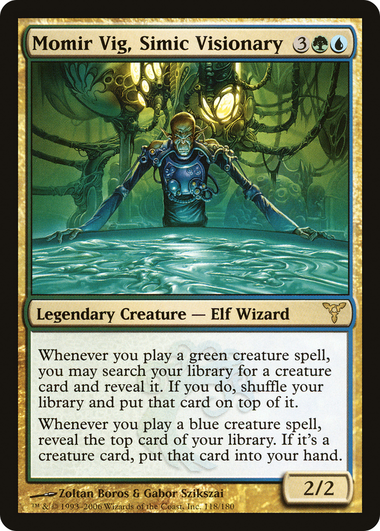 Momir Vig, Simic Visionary (DIS-118) [Dissension]