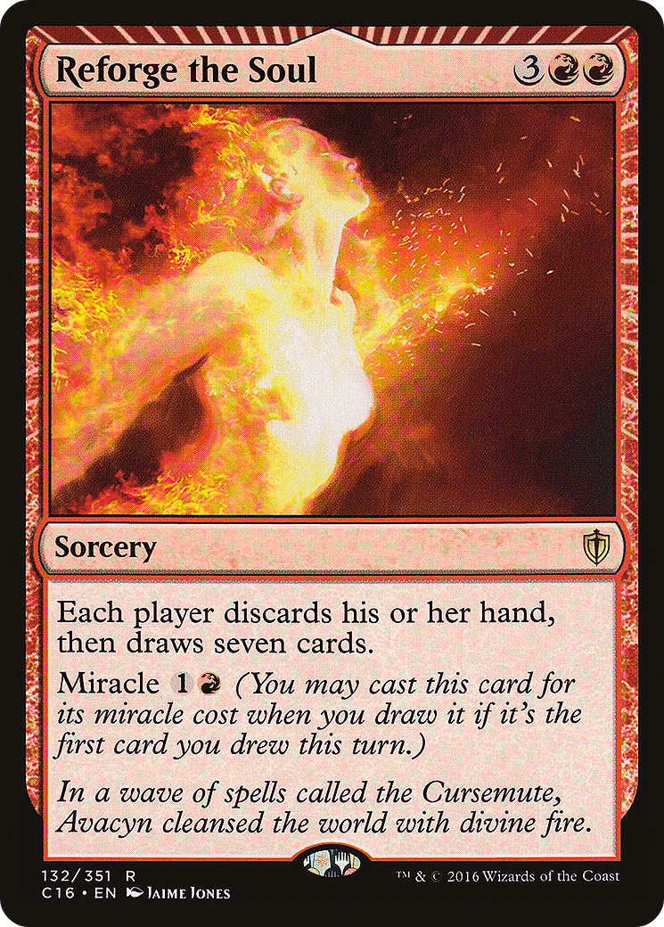 Reforge the Soul (C16-132) [Commander 2016]: (miracle)