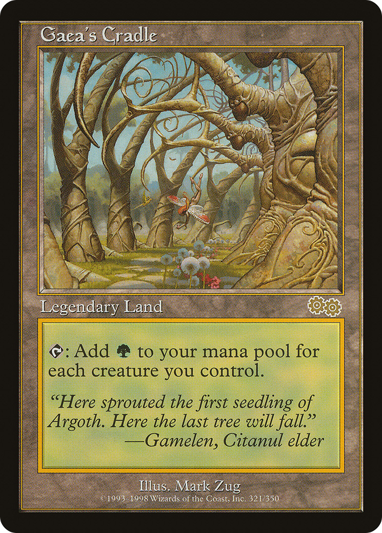 Gaea's Cradle (USG-321) [Urza's Saga]