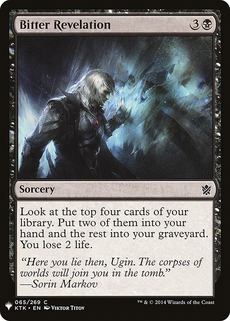 Bitter Revelation (LIST-KTK-65) [The List]