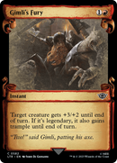 Gimli's Fury (Showcase Scrolls) (LTR-582) [The Lord of the Rings: Tales of Middle-earth]