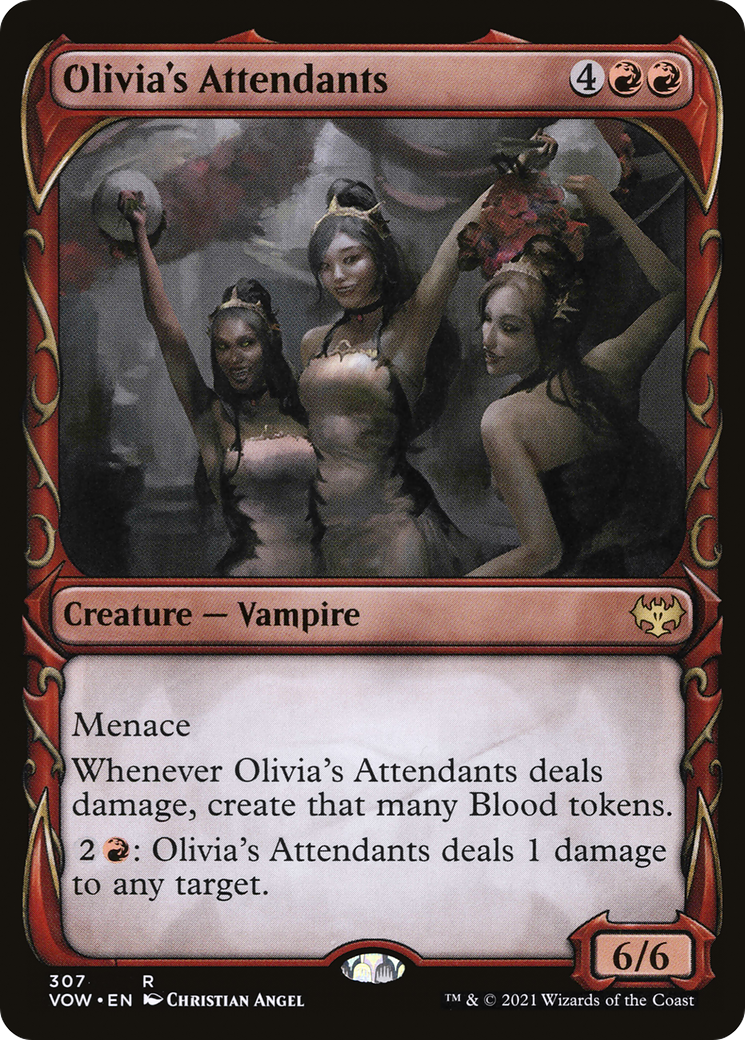Olivia's Attendants (Showcase) (VOW-307) [Innistrad: Crimson Vow]
