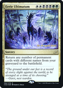 Eerie Ultimatum (PRE-184S) [Ikoria: Lair of Behemoths Promos] Foil