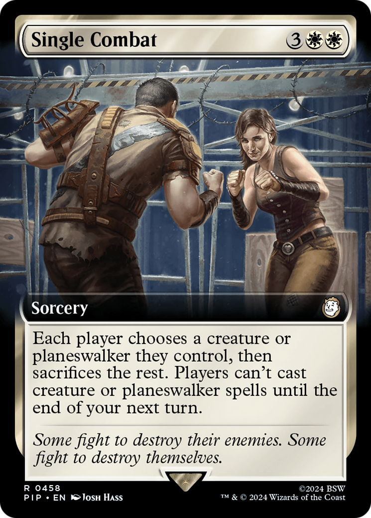 Single Combat (PIP-458) [Fallout]: (Extended Art) Foil