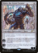 Karn, the Great Creator (Stained Glass) (SLD-501) [Secret Lair Drop] Foil