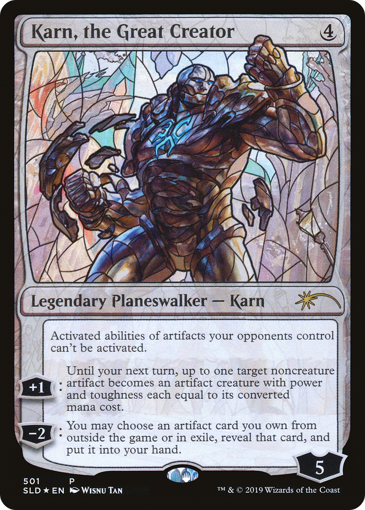 Karn, the Great Creator (SLD-501) [Secret Lair Drop] Foil