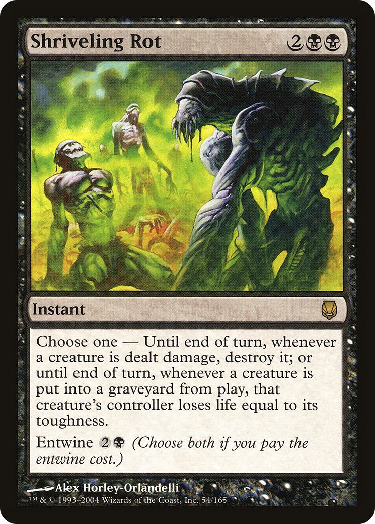 Shriveling Rot (DST-054) [Darksteel]