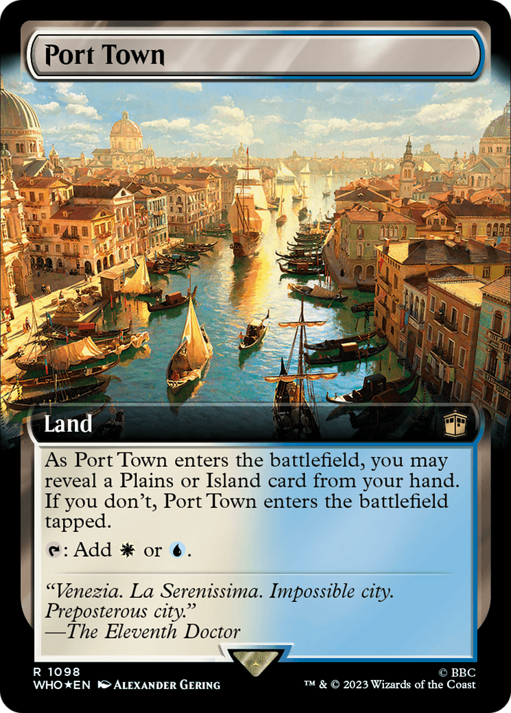 Port Town (WHO-1098) [Doctor Who]: (Extended Art) Foil