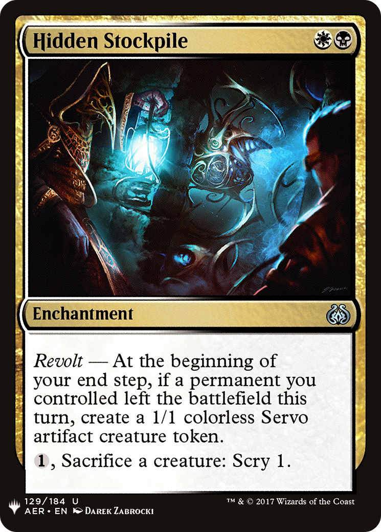 Hidden Stockpile (LIST-AER-129) [The List]