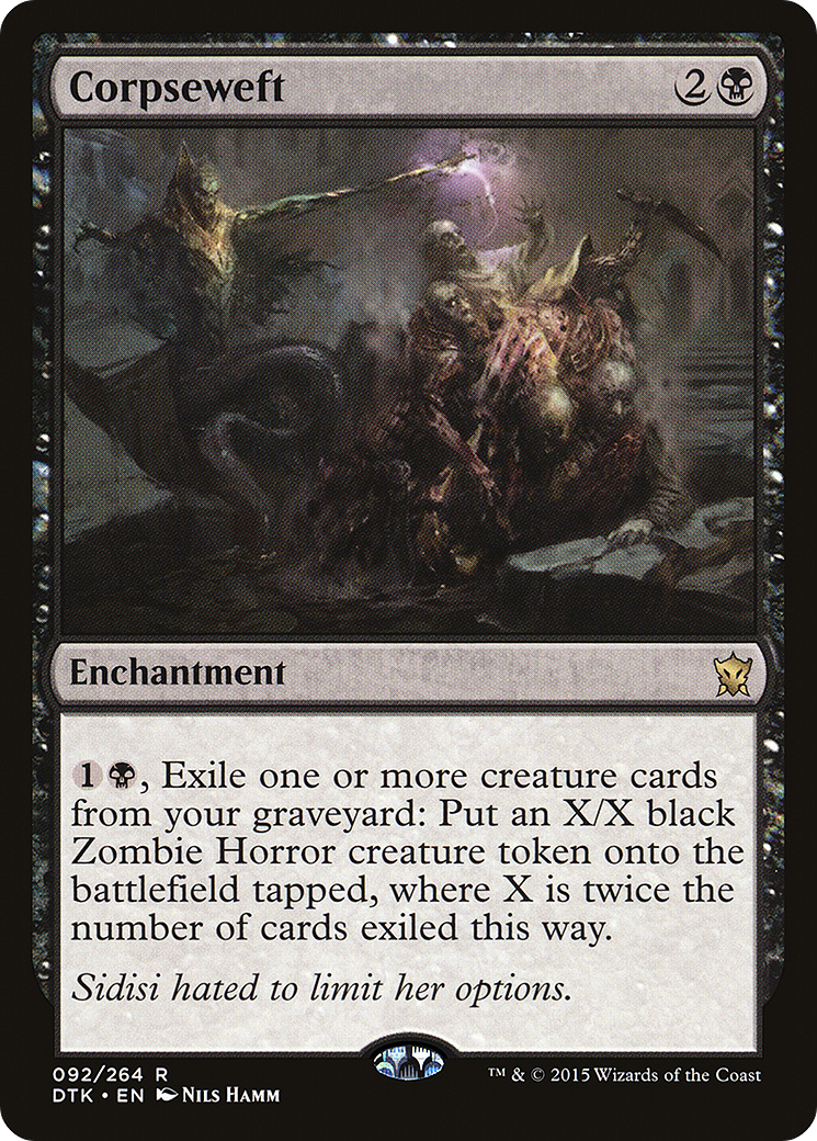 Corpseweft (DTK-092) [Dragons of Tarkir] Foil