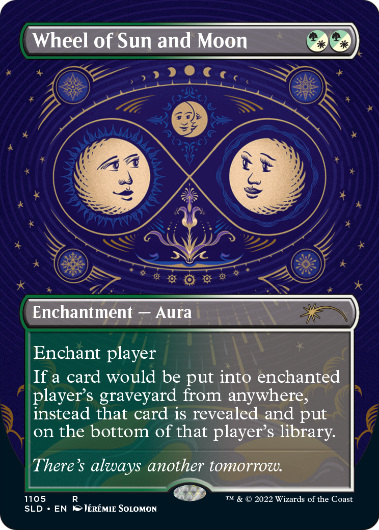Wheel of Sun and Moon (Borderless) (SLD-1105) (Borderless) [Secret Lair Drop]
