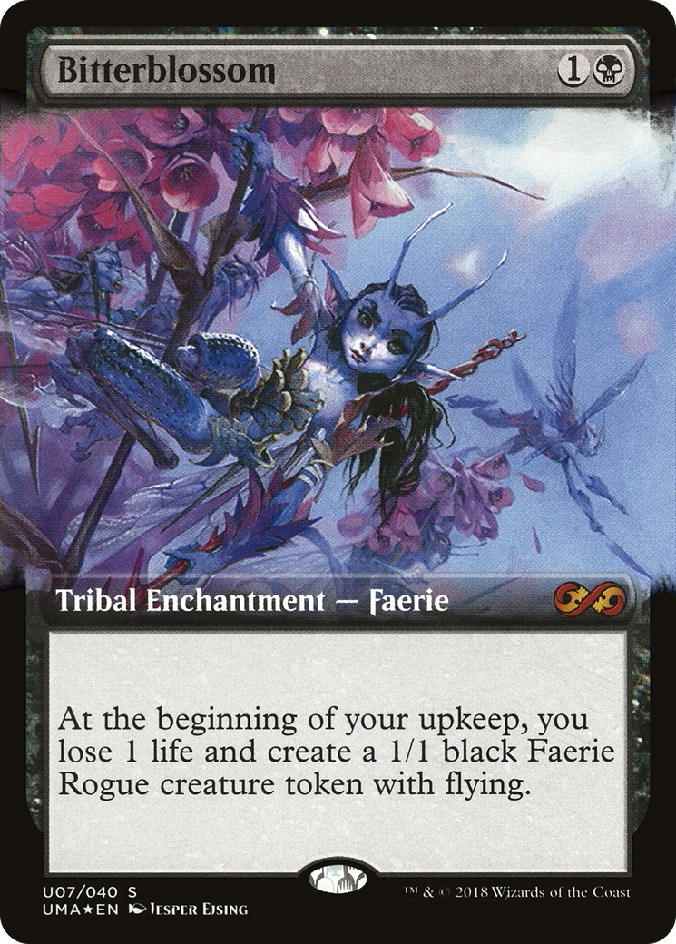 Bitterblossom (UMA:BT-0U7) (Extended Art) [Ultimate Box Topper] Foil