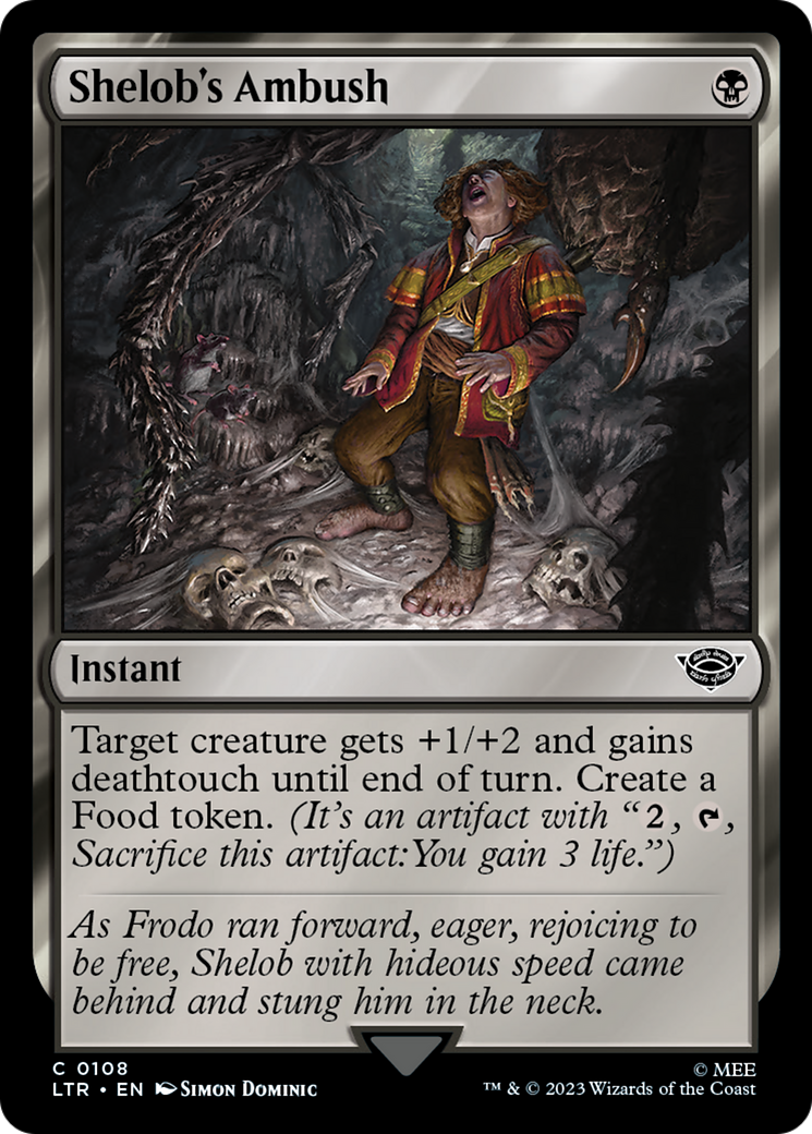 Shelob's Ambush (LTR-108) [The Lord of the Rings: Tales of Middle-earth] Foil