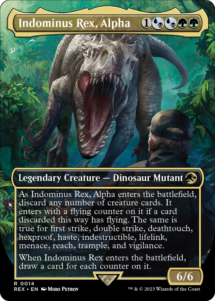 Indominus Rex, Alpha (REX-014) [Jurassic World Collection] (Borderless)