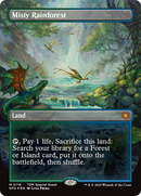 Misty Rainforest (Borderless) (Dragonscale Foil) (SPG-116) [Special Guests] (Borderless) Foil