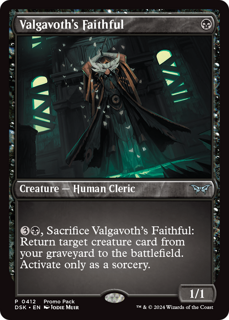 Valgavoth's Faithful (PPDSK-412) [Duskmourn: House of Horror]