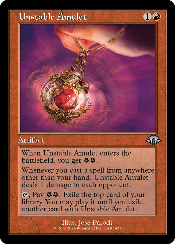 Unstable Amulet (MH3-421) [Modern Horizons 3]