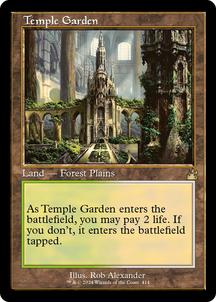 Temple Garden (RVR-414) [Ravnica Remastered] Foil
