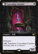 Concealing Curtains (Extended Art) (VOW-367) [Innistrad: Crimson Vow]