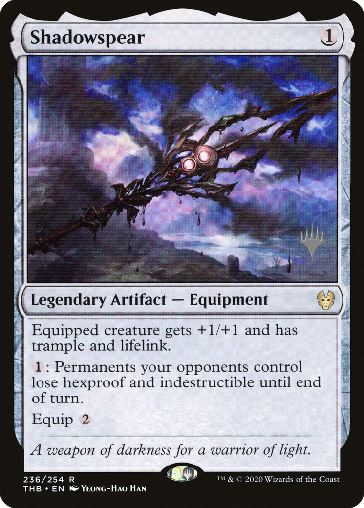 Shadowspear (PPTHB-236P) [Promo Pack: Theros Beyond Death Promos]