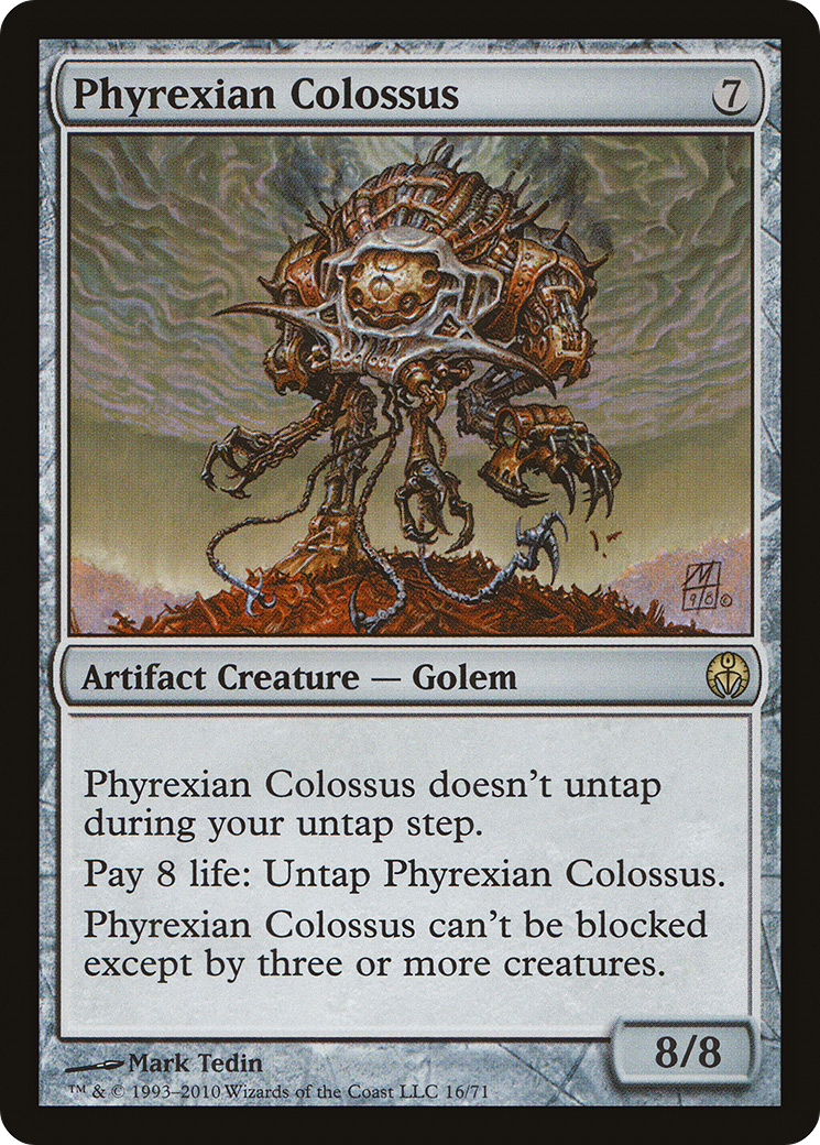 Phyrexian Colossus (DDE-016) [Duel Decks: Phyrexia vs. the Coalition]