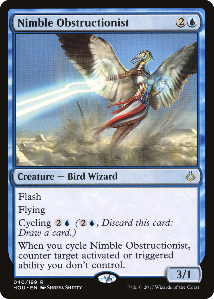 Nimble Obstructionist (HOU-040) [Hour of Devastation] Foil