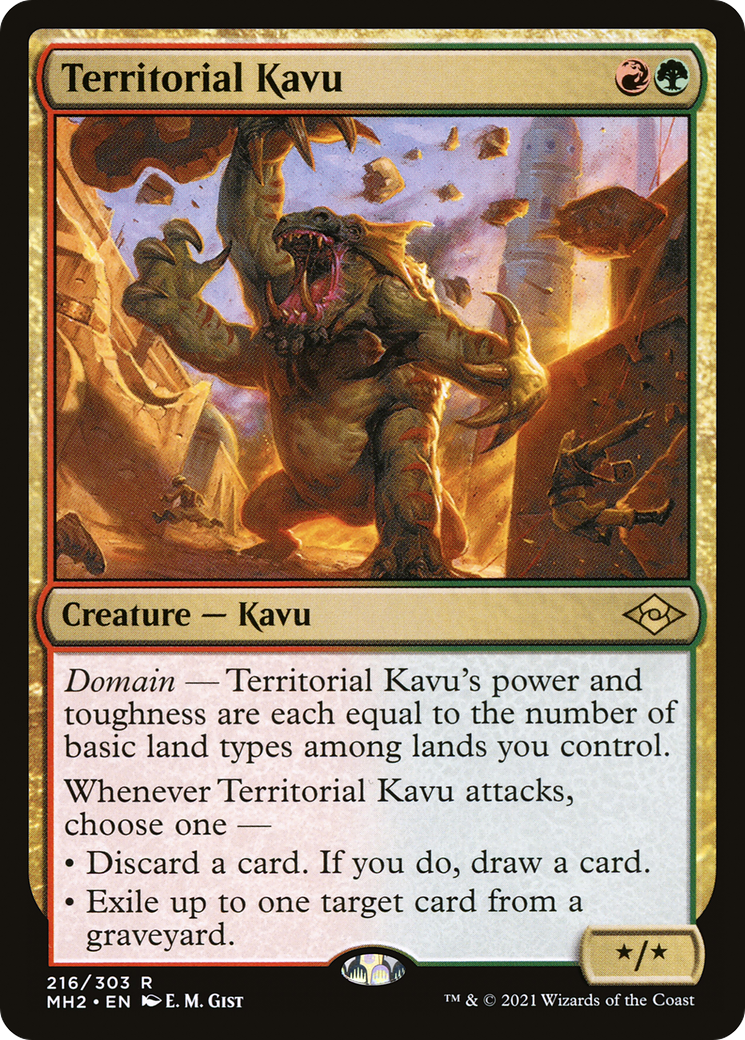 Territorial Kavu (MH2-216) [Modern Horizons 2] Foil