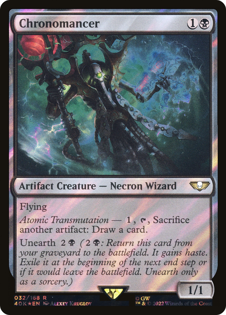 Chronomancer (Surge Foil) (40K-032) [Warhammer 40,000 Commander] Foil
