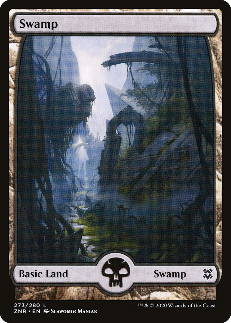 Swamp (273) - Full Art (ZNR-273) [Zendikar Rising]