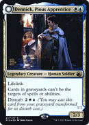 Dennick, Pious Apprentice (PRE-217S) [Innistrad: Midnight Hunt Promos] Foil
