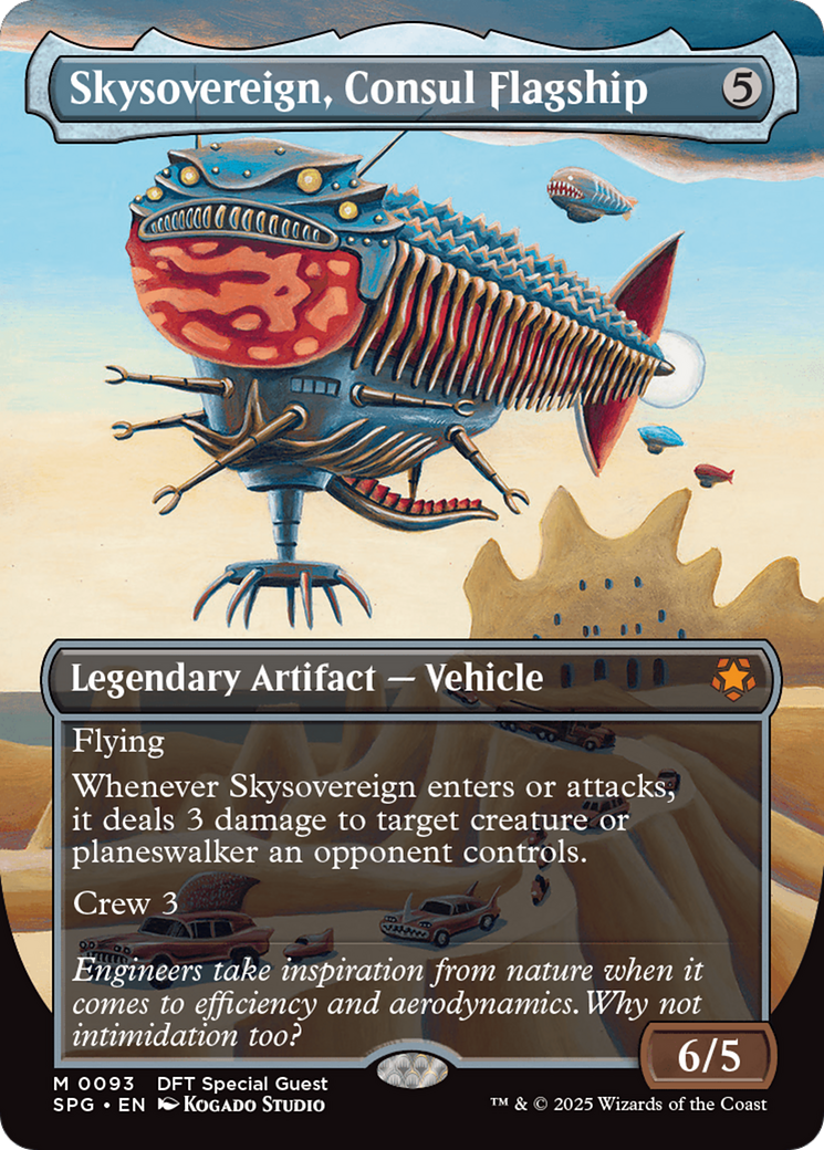 Skysovereign, Consul Flagship (SPG-093) [Special Guests] (Borderless) Foil