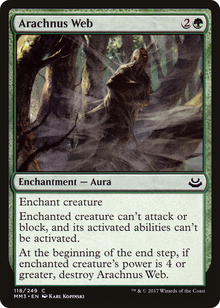 Arachnus Web (MM3-118) [Modern Masters 2017]